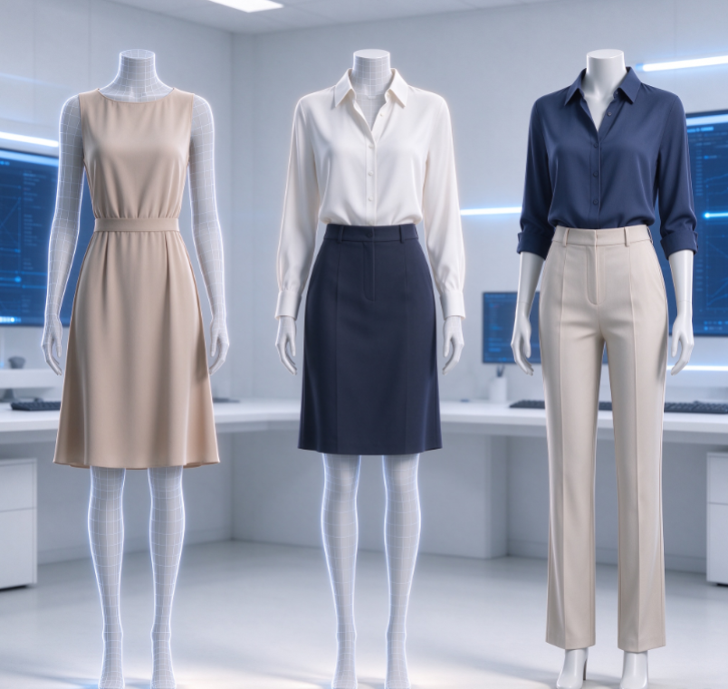 AI-Generated Virtual Try-On Images for Women's Fashion E-commerce (Multi-Pose)