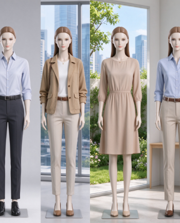 Custom AI virtual fitting models for cross-border apparel across multiple scenarios, and service for generating images of clothing displayed on models in diverse settings.