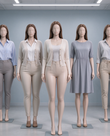 AI Virtual Fitting Model Customization for Plus-Size Clothing – Showcase Assets for Various Body Types